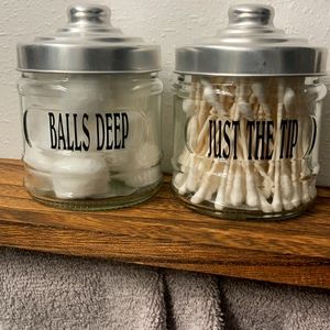 Bathroom Storage Jars